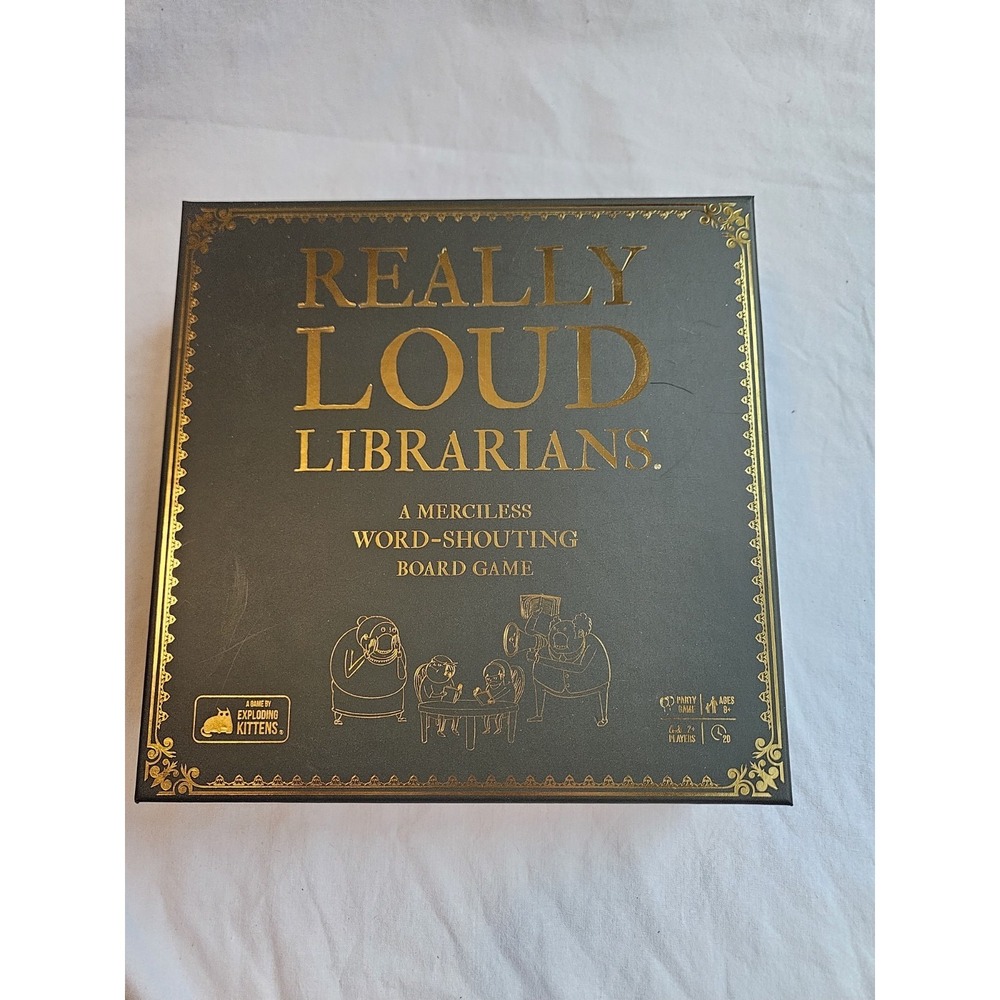 Really Loud Librarians by Exploding Kittens Party Game/Word Game‎ Humor Complete